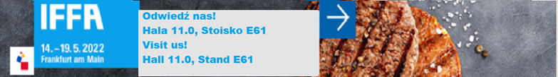 Międzynarodowe Targi Przetwórstwa Mięsnego IFFA 2022 – zapraszamy!